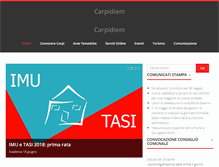 Tablet Screenshot of comune.carpi.mo.it